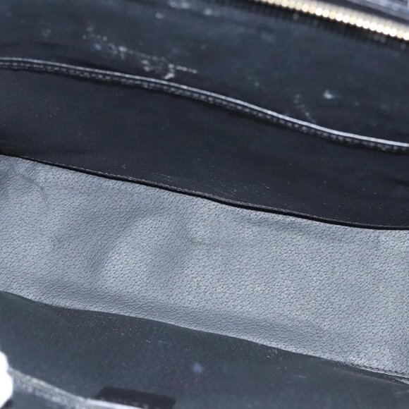 CELINE Macadam Canvas Hand Bag PVC Leather Brown Gold Auth - Picture 4 of 15